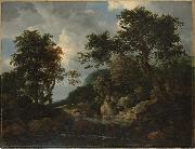 Jacob van Ruisdael The Forest Stream oil painting reproduction